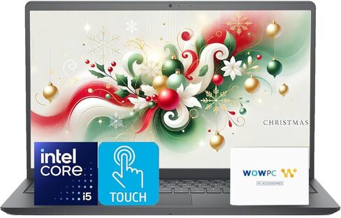 كمبيوتر محمول Dell Inspiron مقاس 15.6 بوصة يعمل باللمس بدقة FHD | وحدة المعالجة المركزية Intel Core i5-1334U | ذاكرة وصول عشوائي سعتها 12 جيجابايت | تخزين 768 جيجابايت (256 جيجابايت PCIe SSD + 512 جيجابايت خارجي) | عمر بطارية طويل | Win 11 مع Office 365 ل in Saudi Arabia