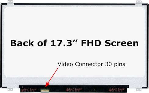استبدال شاشة SCREENARAMA الجديدة لشاشة HP 17-BY4061NR 17-BY4633DX، FHD 1920x1080، IPS، غير لامعة، شاشة LCD LED مع أدوات in Saudi Arabia