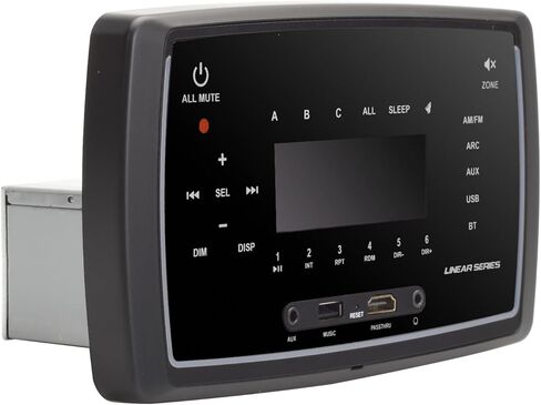 RV Stereo Receiver Touch Screen with AM/FM/AUX/USB/BT & 3-Zone Control in Saudi Arabia