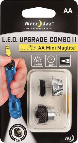 ترقية مصباح Nite Ize LED، يناسب AA Mini Maglite، يقوم بترقية المصباح إلى 30 لومن LED in Kuwait