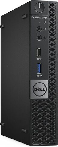 Dell OptiPlex 7050 mini Desktop Computer PC, Intel Core i5-7500, 8GB RAM, 256GB SSD, Wi-Fi, Bluetooth, Keyboard & Mouse, Windows 11 Pro (Renewed) in Kuwait