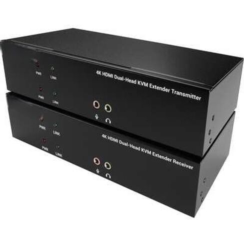 موسع KVX KVM عبر CATx، 4K HDMI، USB 2.0، تسلسلي، صوت، نطاق 328 قدم، KVXLCH-200 in Saudi Arabia