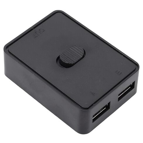 محول Diyeeni USB 3.0، محول USB 2 في 1 لجهازي كمبيوتر يشاركان جهازًا واحدًا، ماوس، لوحة مفاتيح، طابعة، محدد الفاصل، موزع الطابعة لجهازي كمبيوتر in Kuwait