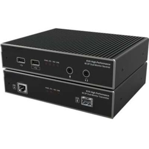 KVXHP-200 KVM Extender, DisplayPort 1.2, Dual Monitor 4K, Point to Point, USB 2.0, 328 ft CATx in Saudi Arabia