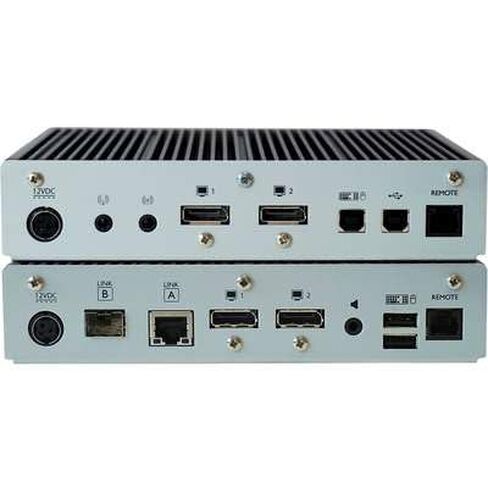 KVXHP-200 KVM Extender, DisplayPort 1.2, Dual Monitor 4K, Point to Point, USB 2.0, 328 ft CATx in Saudi Arabia