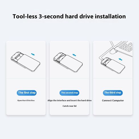 5Gbps 2.5 بوصة USB3.0 القرص الصلب الضميمة حافظة خارجية محمولة صندوق الإسكان صندوق القرص الصلب الخارجي in Saudi Arabia