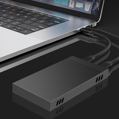 حاوية مزدوجة الخليج USB3.2 10 جيجابت في الثانية تدعم حافظة محركات الأقراص الصلبة لـ 2242/2260/2280 حالة القرص ذات الفتحة المزدوجة in Saudi Arabia
