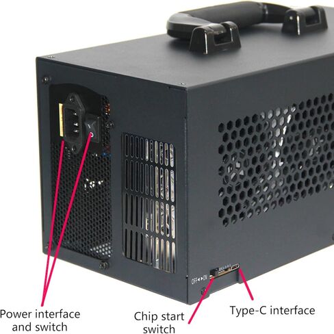 Fast Speed 4 GPU Expansion Dock Metal Enclosure 40Gbps Charging PCIe Adapters for Laptops Gaming Video Rendering Atxs Power GPU Expansion Dock in Saudi Arabia