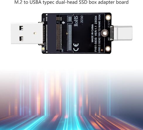حاوية قرص 2230 إلى لوحة مهايئ USB a وUSB C لنقل الملفات بكفاءة حتى 10 جيجابت في الثانية محول USB C in Saudi Arabia