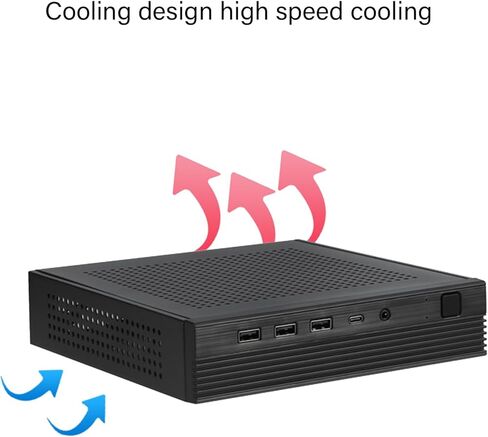 TX06 حاوية ITX صغيرة رقيقة فعالة للكمبيوتر سهلة التركيب على شاشات LCD مساحة للتخزين وحافظة سطح المكتب in Saudi Arabia