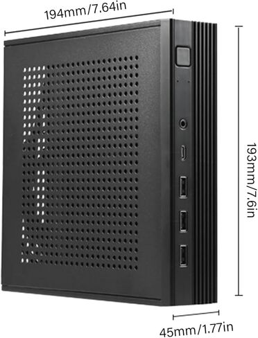 TX06 حاوية ITX صغيرة رقيقة فعالة للكمبيوتر سهلة التركيب على شاشات LCD مساحة للتخزين وحافظة سطح المكتب in Saudi Arabia