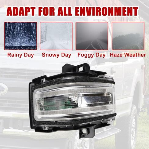 Passenger Mirror Turn Signal Light Right Turn Lamp For Ford F-150 F-250 F-350 F-450 F-550 2015-2024 in Saudi Arabia