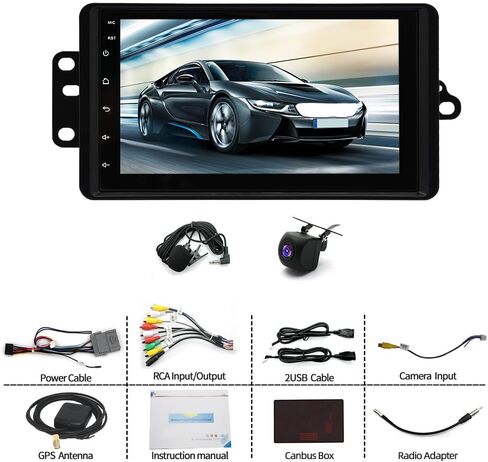 ستيريو سيارة Android 14 لسيارة Ford Explorer 2005 7 بوصة IPS تعمل باللمس 4G+64G راديو السيارة مع Carplay & Android Auto GPS Navigation in-Dash Unit مع بلوتوث WiFi FM/RDS كاميرا احتياطية مرآة Link SWC in Saudi Arabia