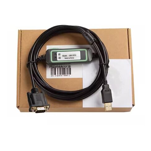 USB-CIF31 متوافق مع USB إلى RS232 كابل تصحيح الأخطاء التسلسلي 9-Pin كابل تسلسلي لـ HMI أو PLC تنزيل كابل مطلي بالذهب موديل ثابت FT232RL رقاقة 3 متر in Saudi Arabia