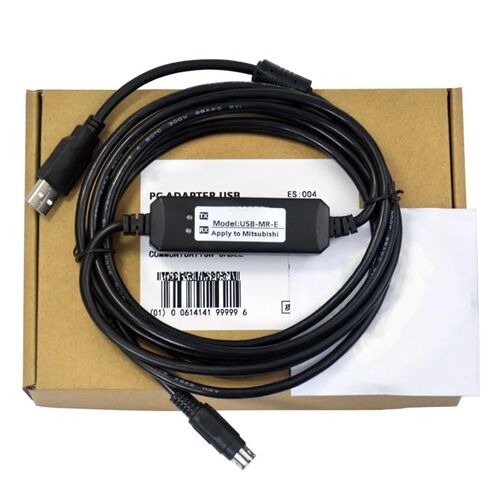 USB-MR-E Applicable Servo Debugging Cable Programming Cable Download Data Cable Computer USB Port Communication Cable Dual Chip Design Industrial Grade 3 Meter in Saudi Arabia