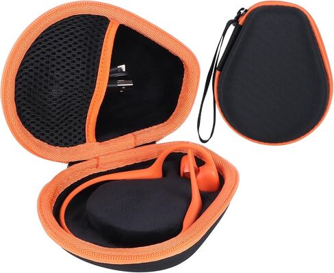 Hard Case Replacement for SHOKZ OpenRun Pro2 / Pro 2 Mini/OpenMove/OpenRun/OpenSwim Open-Ear Bone Conduction Sport Headphones (Light Blue Case) in Saudi Arabia
