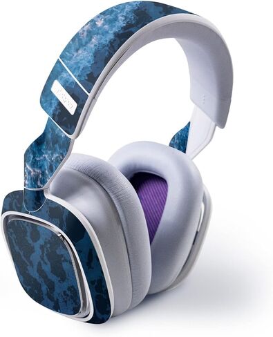 غلاف MightySkins متوافق مع سماعة الألعاب اللاسلكية Astro A30 - Ocean Waves | غطاء ملتف واقٍ ومتين وفريد ​​من نوعه من الفينيل | سهل التطبيق والإزالة وتغيير الأنماط | صنع في الولايات المتحدة الأمريكية in Kuwait