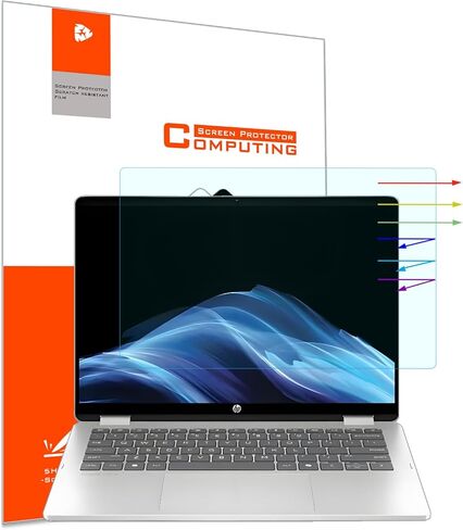 YINOVEEN 14 Inch Anti Blue Light Screen Protector for HP OmniBook 3 Next Gen AI 14 (14-ha0087nr) Laptop Blue Light Blocking Filter, Scratch Resistant in Saudi Arabia