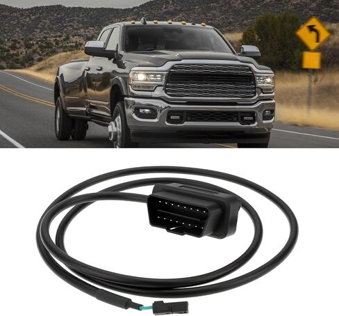 16 دبوس ذكر إلى ذكر SGW بوابة الأمان PassThru Harness Bypass 16.5 بوصة متوافق مع Ram Pickup 2018-2023 in Kuwait