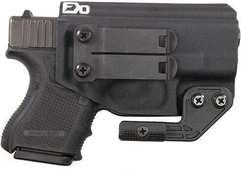 حافظة FDO Industries IWB Kydex متوافقة مع Glock 26 - مفاهيم حمل سرية مقاس 1.5 بوصة مشبك تروس معدني أحادي الكتلة - سلسلة Paladin - صنع في الولايات المتحدة الأمريكية in Kuwait