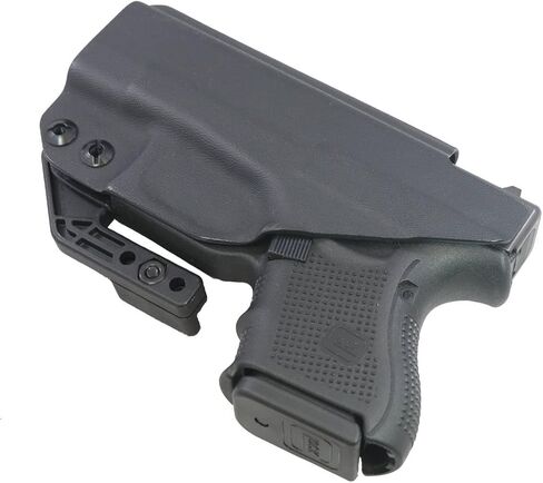 حافظة FDO Industries IWB Kydex متوافقة مع Glock 26 - مفاهيم حمل سرية مقاس 1.5 بوصة مشبك تروس معدني أحادي الكتلة - سلسلة Paladin - صنع في الولايات المتحدة الأمريكية in Kuwait