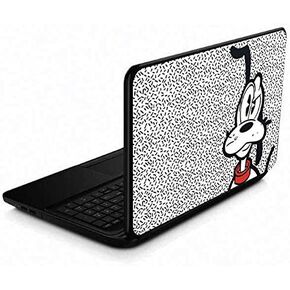 Skinit Decal Laptop Skin Compatible with 15.6 in 15-d038dx - Officially Licensed Disney Pluto Confused Design in Saudi Arabia