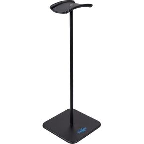 FOXXRAY STD-02 Aluminum Headphone Stand, Durable and Sleek Design with Non-Slip Base, Desk Earphone Stand for Wireless and Wired Headsets - Black in Saudi Arabia