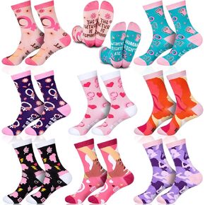 Haysandy 8 أزواج مضحكة الجوارب غير الرسمية الجوارب طاقم ناعم الجوارب الهدايا حيوان لطيف للنساء هدايا عيد ميلاد أمي in Kuwait