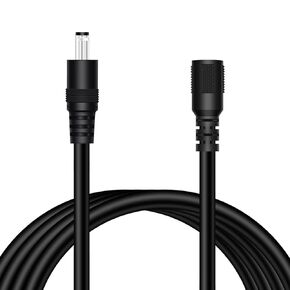 Fancasee 18AWG 10FT DC Power Extension Cable, 5.5mm x 2.1mm Male to Female Barrel Plug Jack Power Supply Adapter 5.5x2.1mm Extension Cord for CCTV Surveillance Security Camera LED Strip in Kuwait