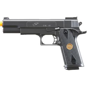 Delta Force Tactical 1911 Hi-Capa Spring Loaded Full Size Airsoft Spring Pistol (Color: Black) in Kuwait