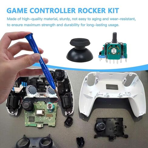 Qblahip New 3D Joystick Module Parts Replacement for PS5 Controller, Joystick Kit, 51 in 1 Joystick Replacement in Saudi Arabia