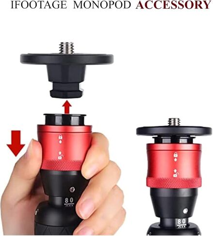 IFOOTAGE Quick Release Plate, Genuine Cobra 3 / Cobra 2 Quick Release Plate Mount（2 Pack） in Saudi Arabia