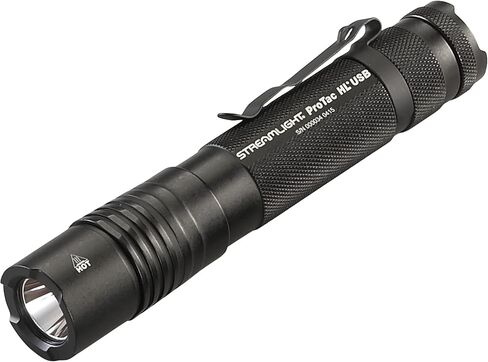 Streamlight 88052 ProTac HL USB 1000-Lumen Multi-Fuel USB Rechargeable Professional Tactical Flashlight with USB Cable, and Holster, Black, Box in Saudi Arabia