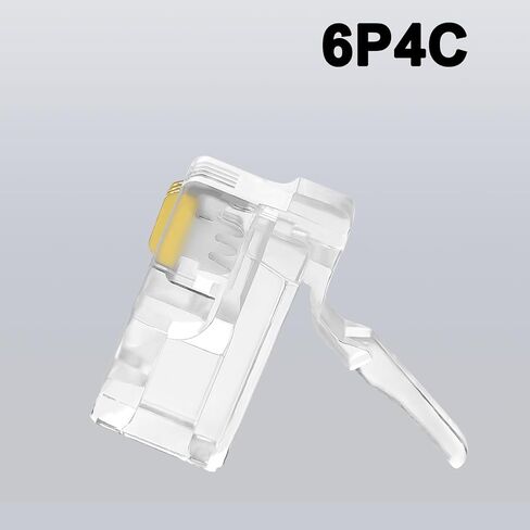كابل محول RJ11 إلى USB، 30 سم/11.8 بوصة RJ11 6P4C ذكر إلى موصل كابل USB أنثى للاتصالات الهاتفية وأجهزة مودم الفاكس (أسود) in Saudi Arabia