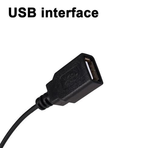 كابل محول RJ11 إلى USB، 30 سم/11.8 بوصة RJ11 6P4C ذكر إلى موصل كابل USB أنثى للاتصالات الهاتفية وأجهزة مودم الفاكس (أسود) in Saudi Arabia