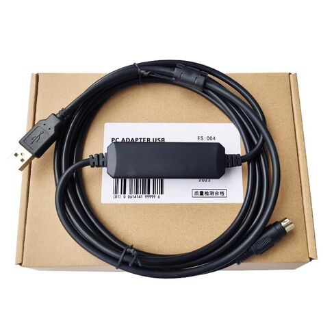 كابل برمجة USB-V5 PLC لاتصالات سلسلة VC، كابل تحميل مرن، مقابس مطلية بالذهب in Saudi Arabia