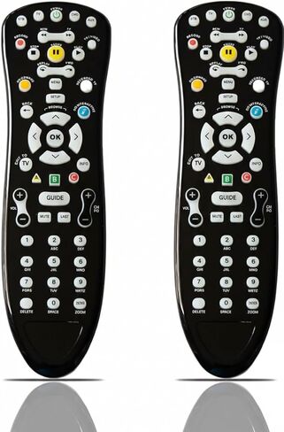 (2-Pack) Replacement for Att S10-S1 Remote Controls for Uverse Receiver, Universal Remote Compatible with S10 S1B to S4, Easy Setup Remote for TV and DVR in Saudi Arabia