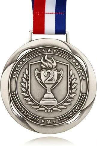First Place Medal, Large Medal - 3.34Inch Wide - GOlympic Style Winner Medals Gold & Stripes Neck Ribbon - Perfect for Any Competition, Coaches, Students, Athletes and Academics in Saudi Arabia
