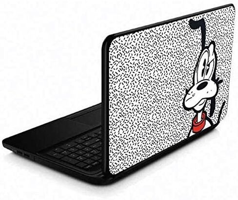 Skinit Decal Laptop Skin Compatible with 15.6 in 15-d038dx - Officially Licensed Disney Pluto Confused Design in Saudi Arabia