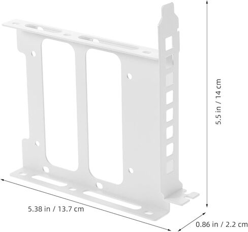 Metal PCI Slot Hard Drive Mounting Bracket for 3.5-inch SSD Enhanced Cooling Metal Tray Compatible with Computer Cases Easy Installation for Stable Data Storage and Heat in Saudi Arabia