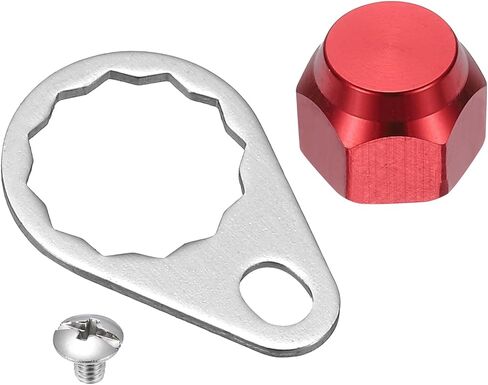 Fishing Reel Screw Nut Caps, Right Handle Knob Locking Plate Nut Replacement Parts in Saudi Arabia