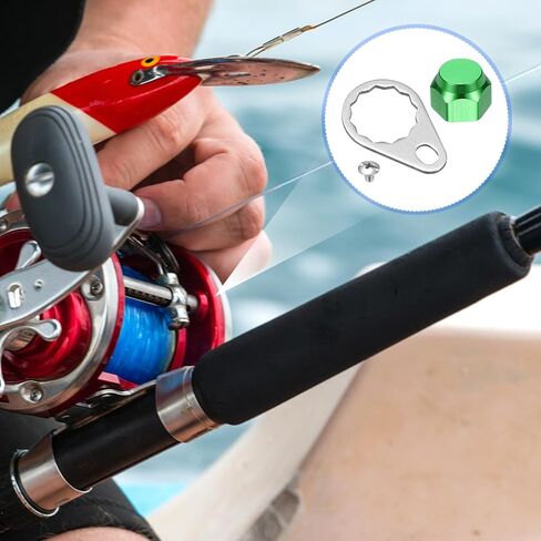 Fishing Reel Screw Nut Caps, Right Handle Knob Locking Plate Nut Replacement Parts in Saudi Arabia