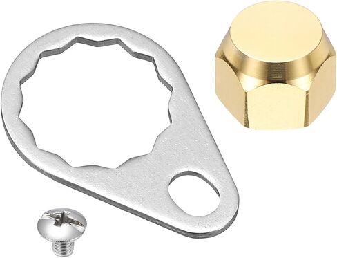 Fishing Reel Screw Nut Caps, Right Handle Knob Locking Plate Nut Replacement Parts in Saudi Arabia