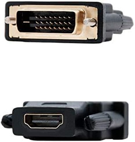 محول DVI إلى HDMI ذكر إلى أنثى 24+1/M-HDMI A/H أسود in Kuwait