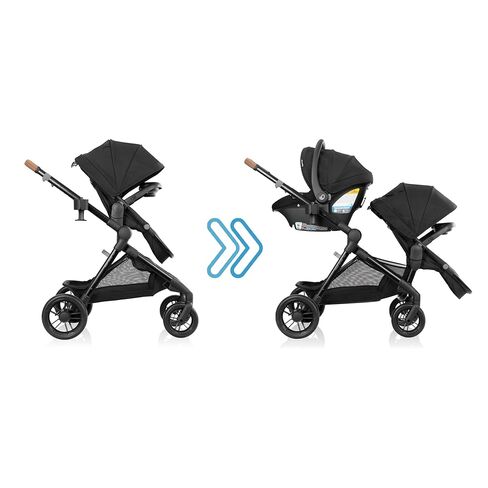 Evenflo Pivot Xpand NXT Stroller (Coal Black) in Saudi Arabia