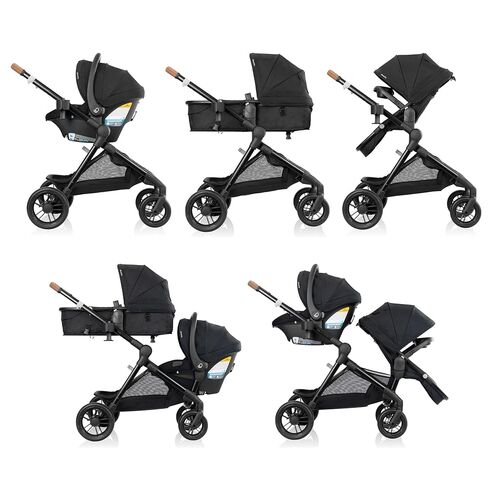 Evenflo Pivot Xpand NXT Stroller (Coal Black) in Saudi Arabia