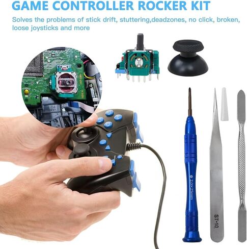 Analog Stick Replacement for PS5, 3D Joystick Module, Joystick Thumbstick Controller Accessory Part with Kit in Saudi Arabia