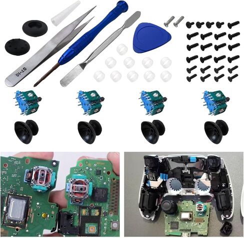 3D Joystick Module Parts Replacement for PS5 Controller, Joystick Kit, 51 in 1 Joystick Replacement in Saudi Arabia