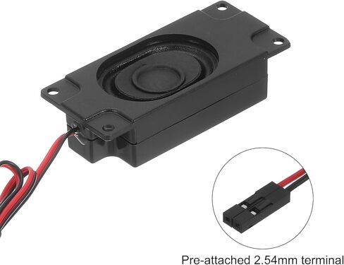 uxcell 2PCS Speakers 3Watt 8 Ohm Mini Speaker Micro with 2.54mm Interface for Advertising Machines LCD TV Monitors Small Electronic Projects in Saudi Arabia