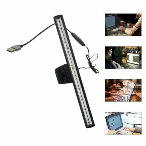 USonline911 LED شاشة بار ضوء USB شاشة الكمبيوتر رعاية العين القراءة مكتب مصباح عكس الضوء in Saudi Arabia
